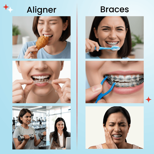 Compare Cost, Comfort Results for Teeth Aligners vs Braces