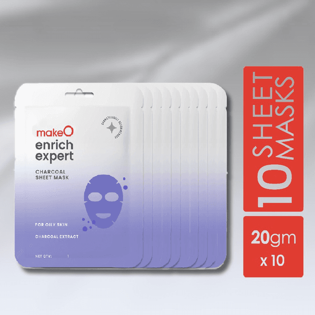 prod-img-Enrich Expert Charcoal Sheet Mask (Pack of 10)