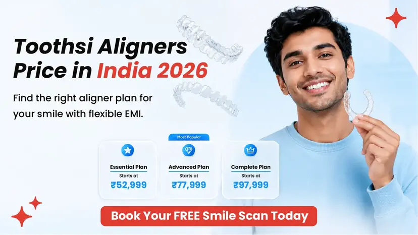 Toothsi Aligners Price 2026: ₹52,999 or ₹97,999? Here's What Decides It